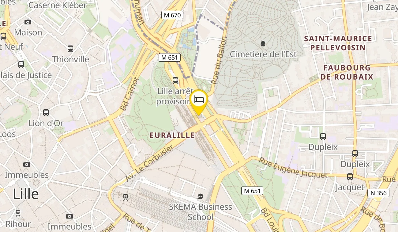 Plan — Hilton Lille 