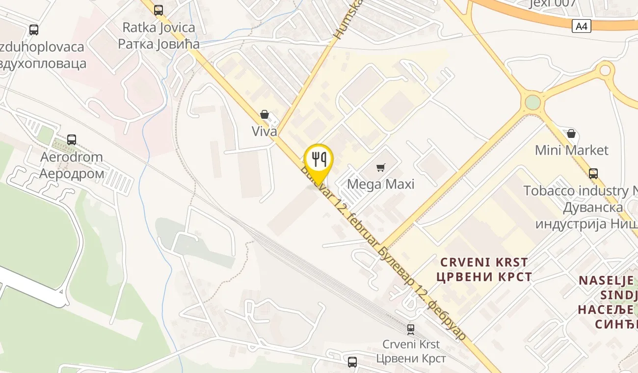 Mapa — KAFANA MRAK
