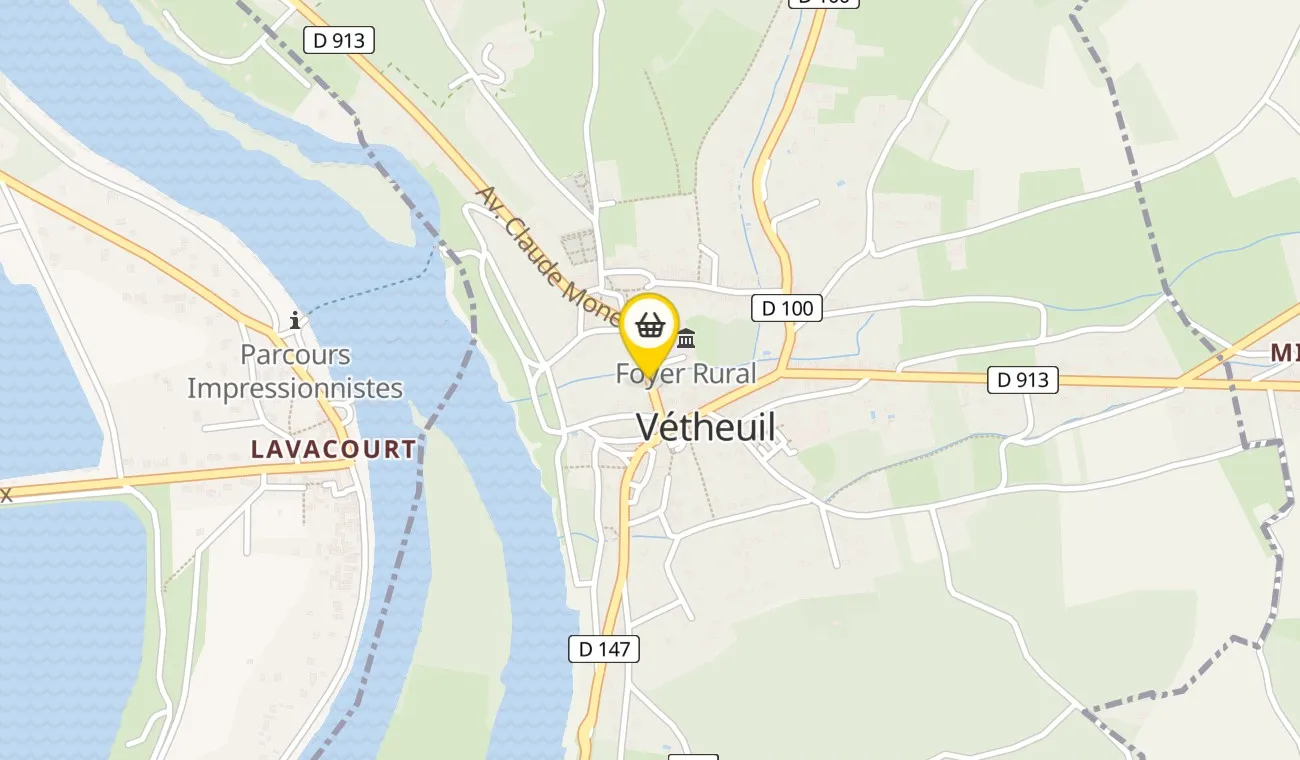 Map — Les Chocolats de Vétheuil