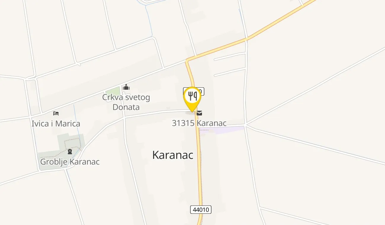 Map — Baranjska kuća