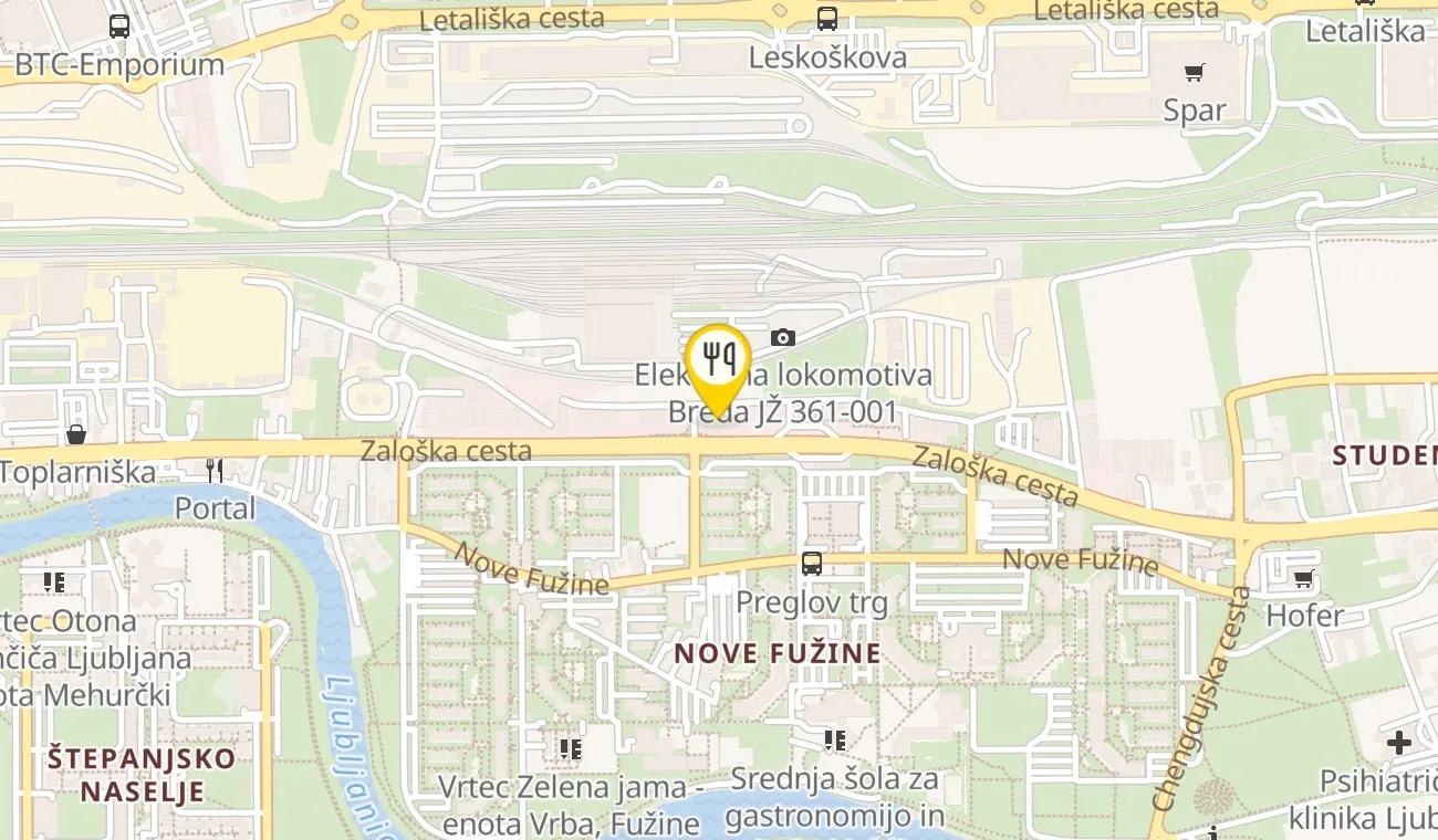 Zemljevid — Gostilna, pizzerija in bar Jurman