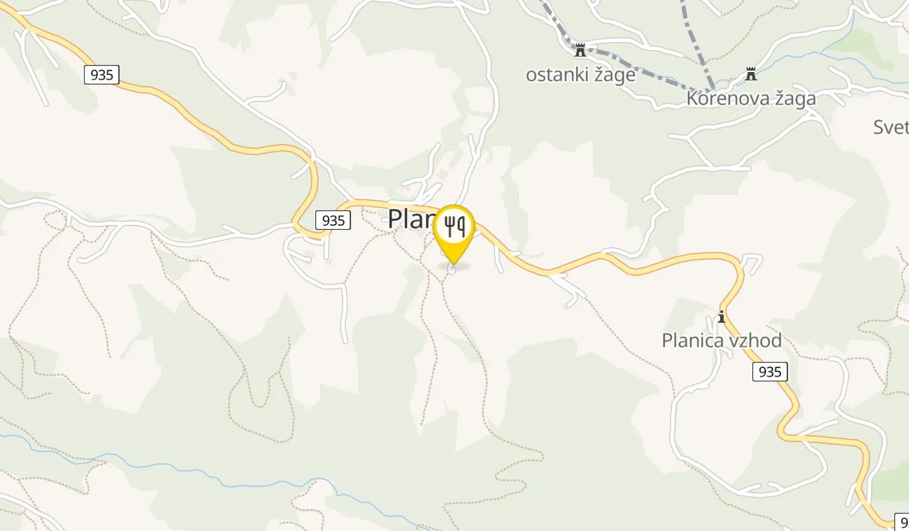 Map — Turistična & ekološka kmetija Pri Baronu