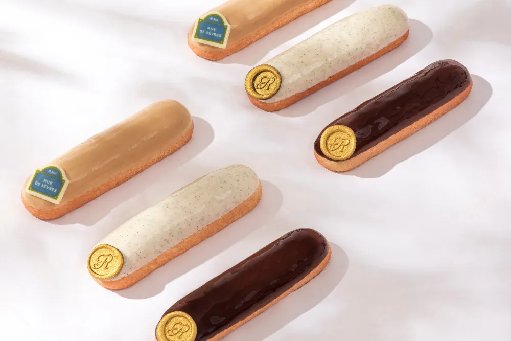 Entremets Éclairs   Ritz Paris Le Comptoir Sèvres   Embargo Jusqu'au 23 Mai 2025 ©vincentnageotte