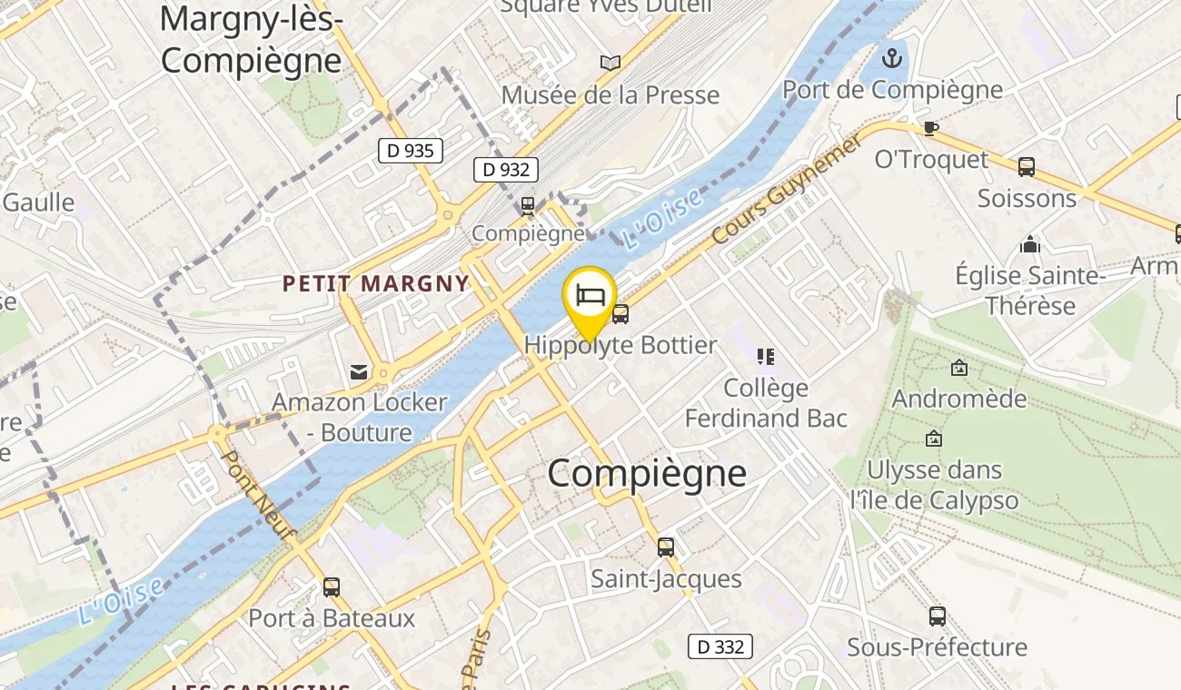 Plan — Alfred Hotels Compiègne
