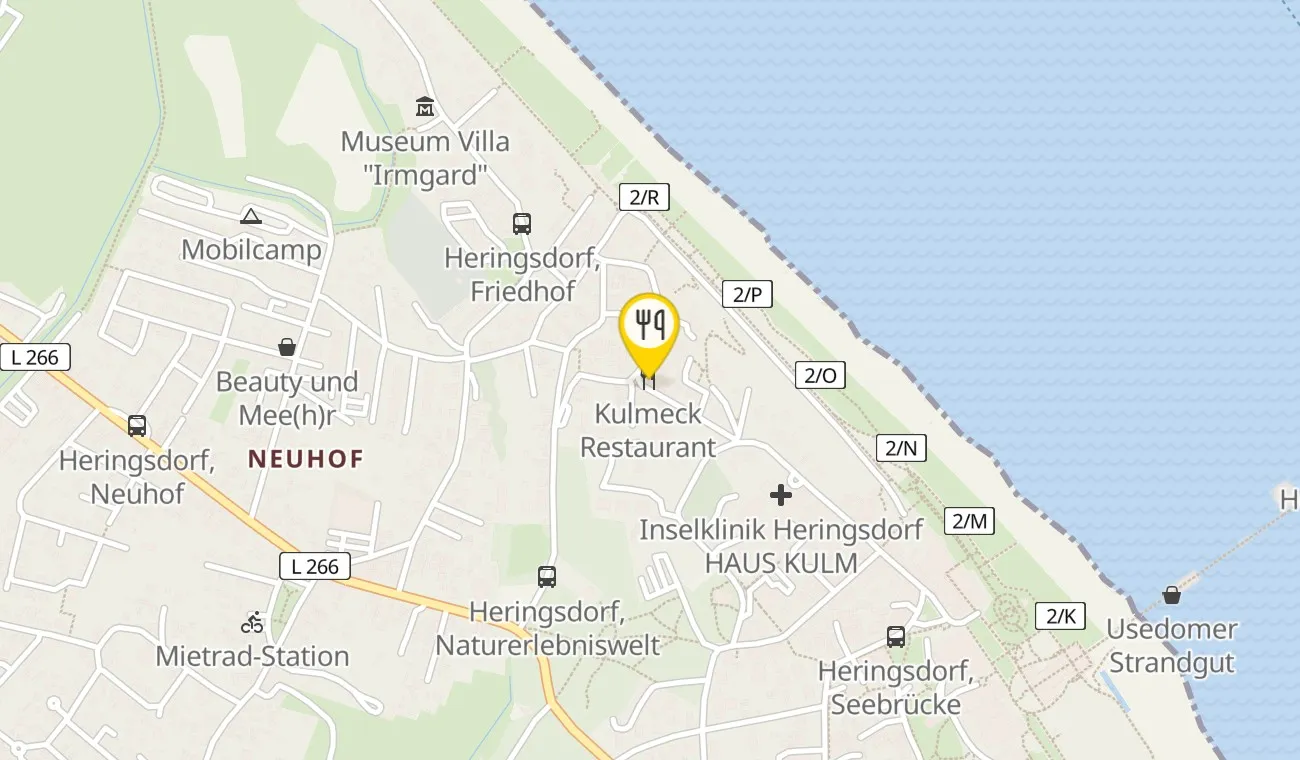 Karte — Kulmeck Restaurant