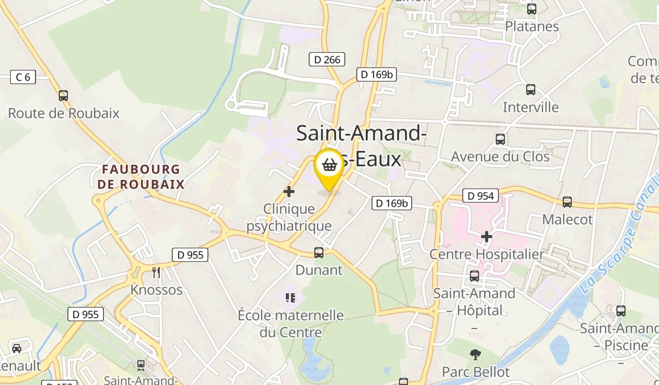 Map — Pâtisserie de l'Abbatiale