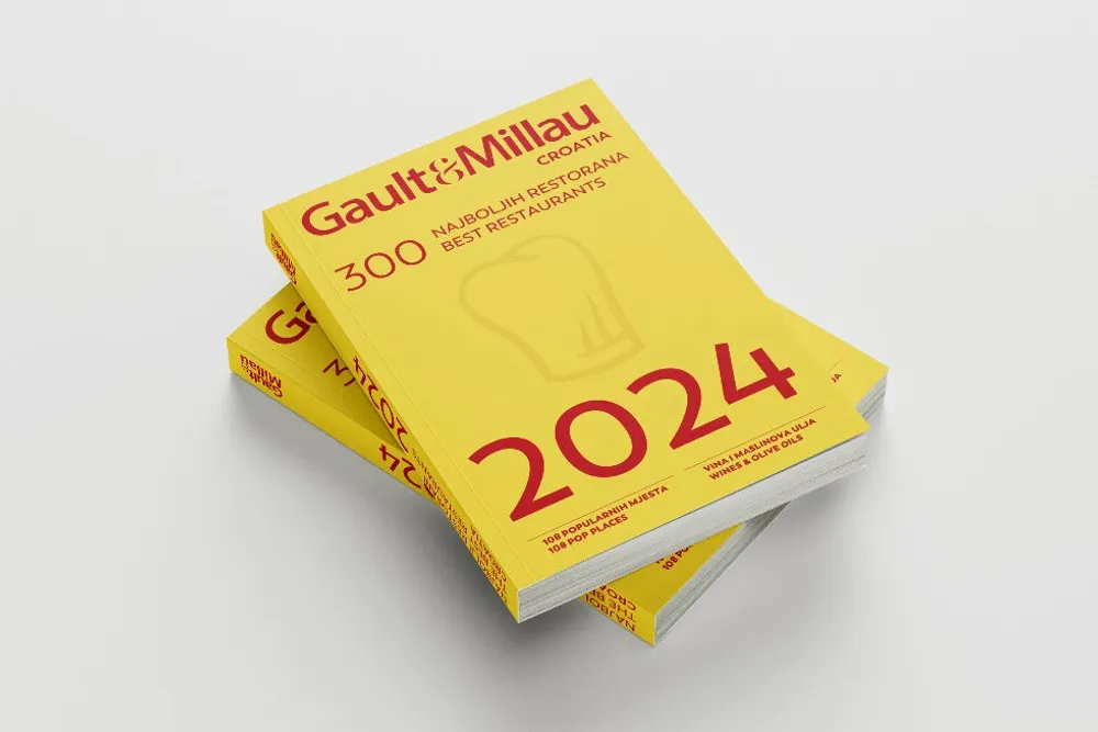 Gault&Millau Croatia 2024 edition on sale at selected locations, price 20 euros