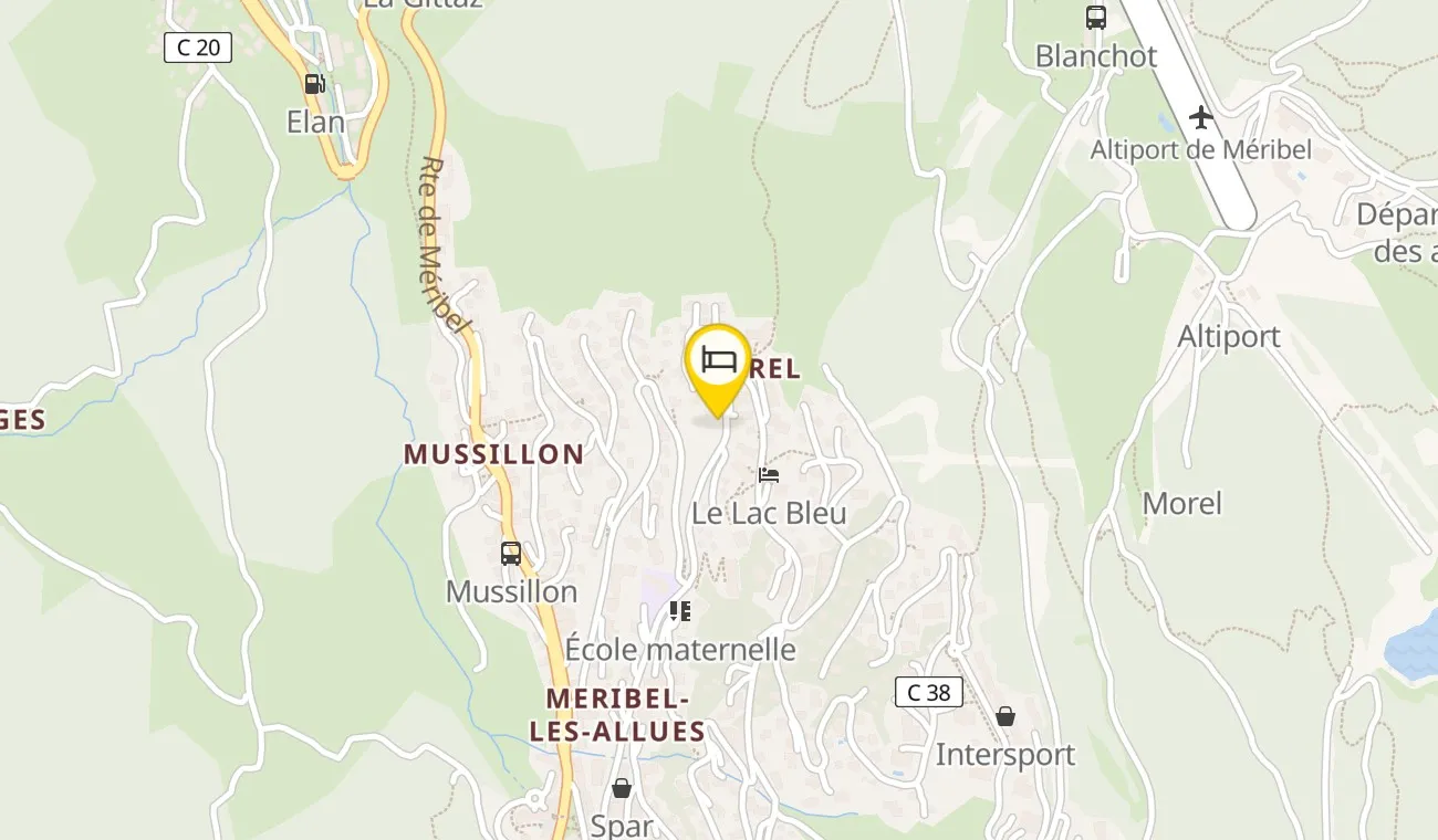 Map — Le Falcon by Alpine Collection