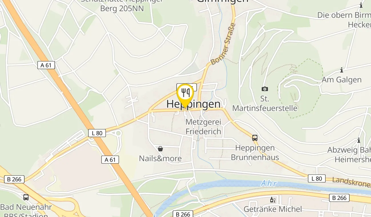 Map — Steinheuers Restaurant Zur Alten Post