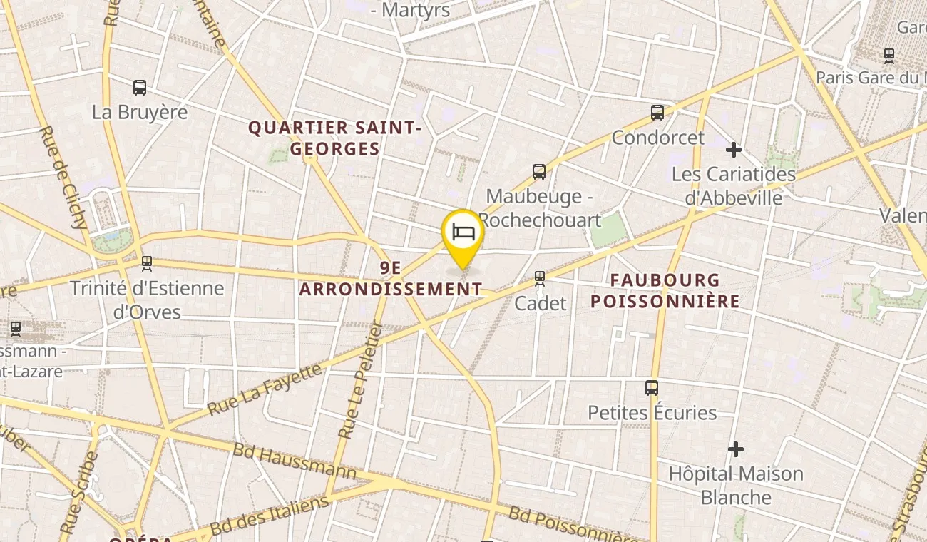 Map — Hôtel Bienvenue