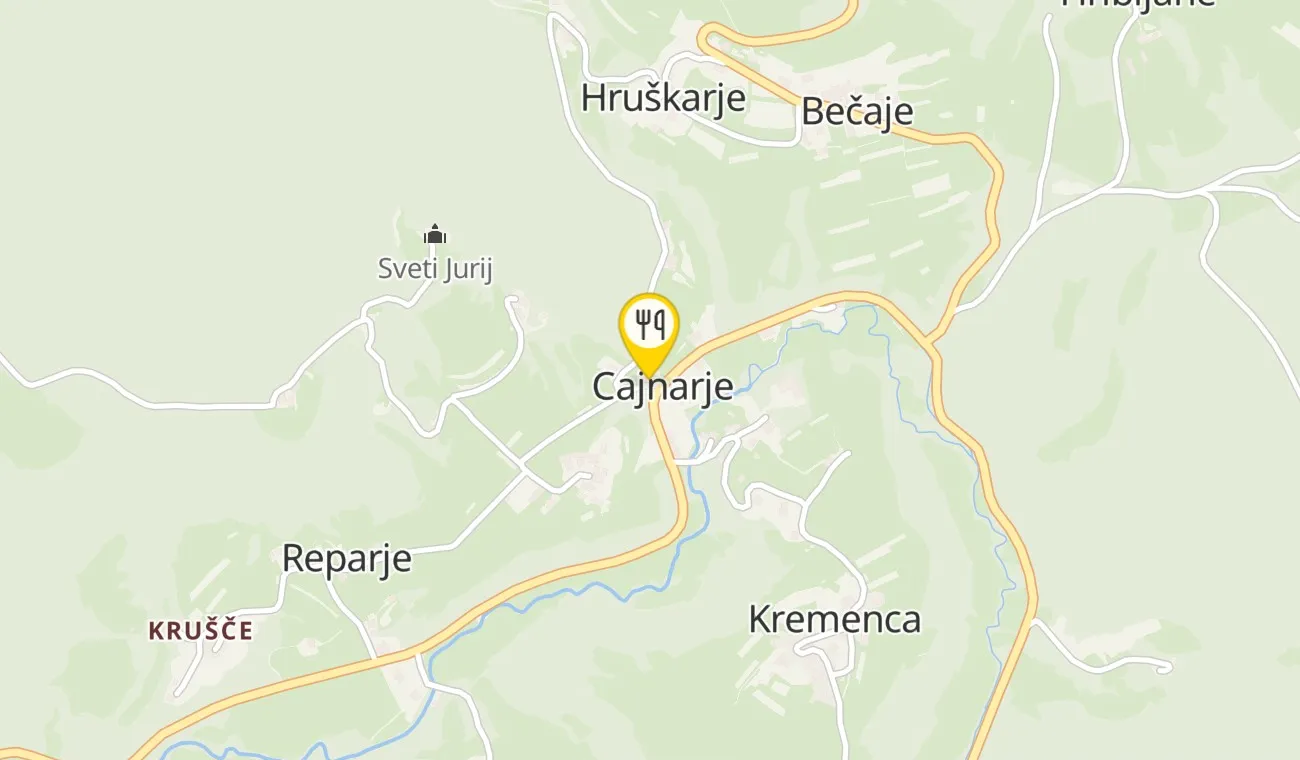 Map — Gostilna Cajnarje