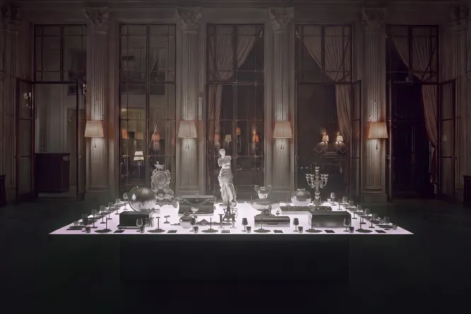 Cette table du Meurice se transforme en oeuvre d’art pour une semaine