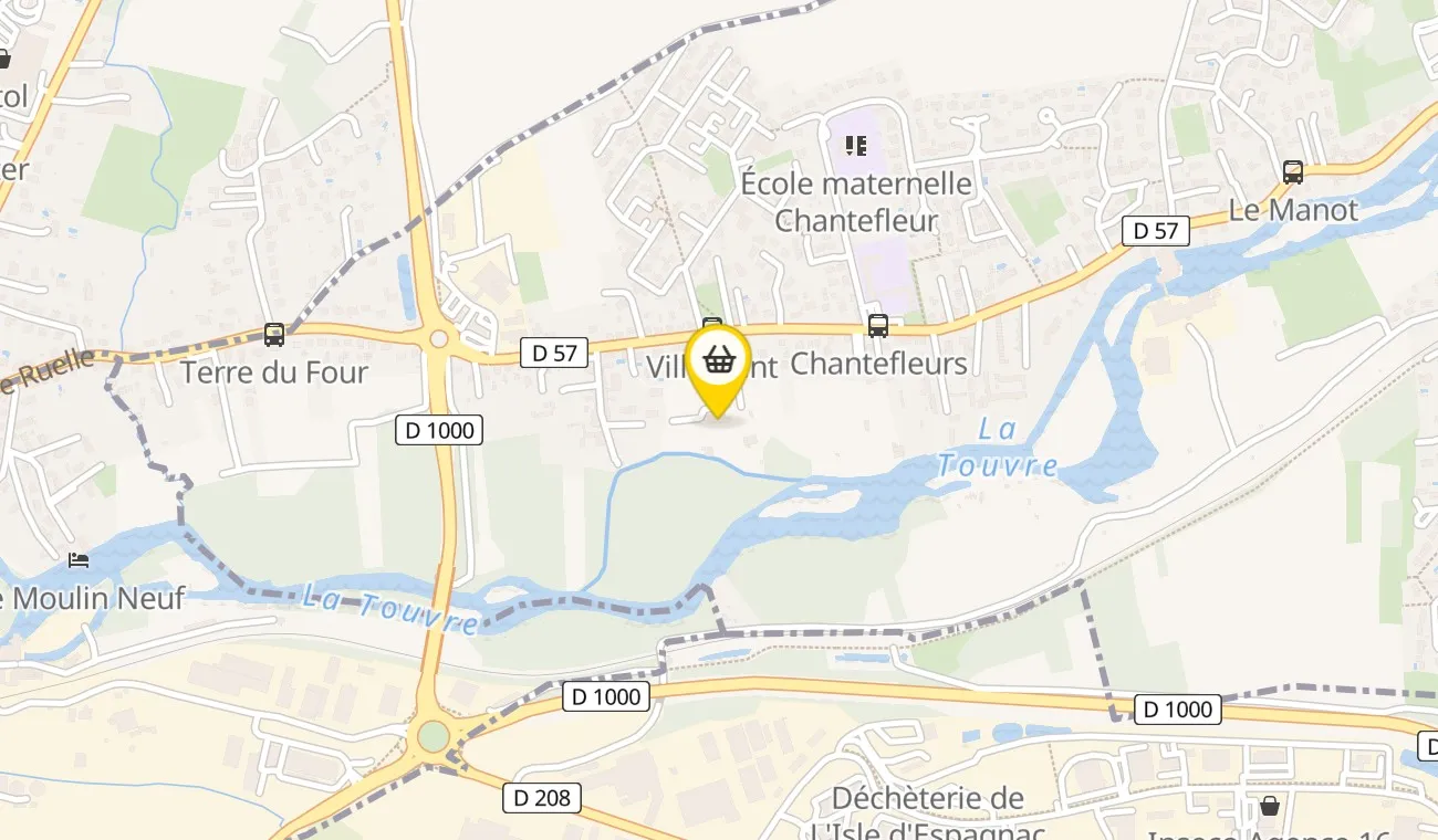 Plan — Les Piscicultures Bellet