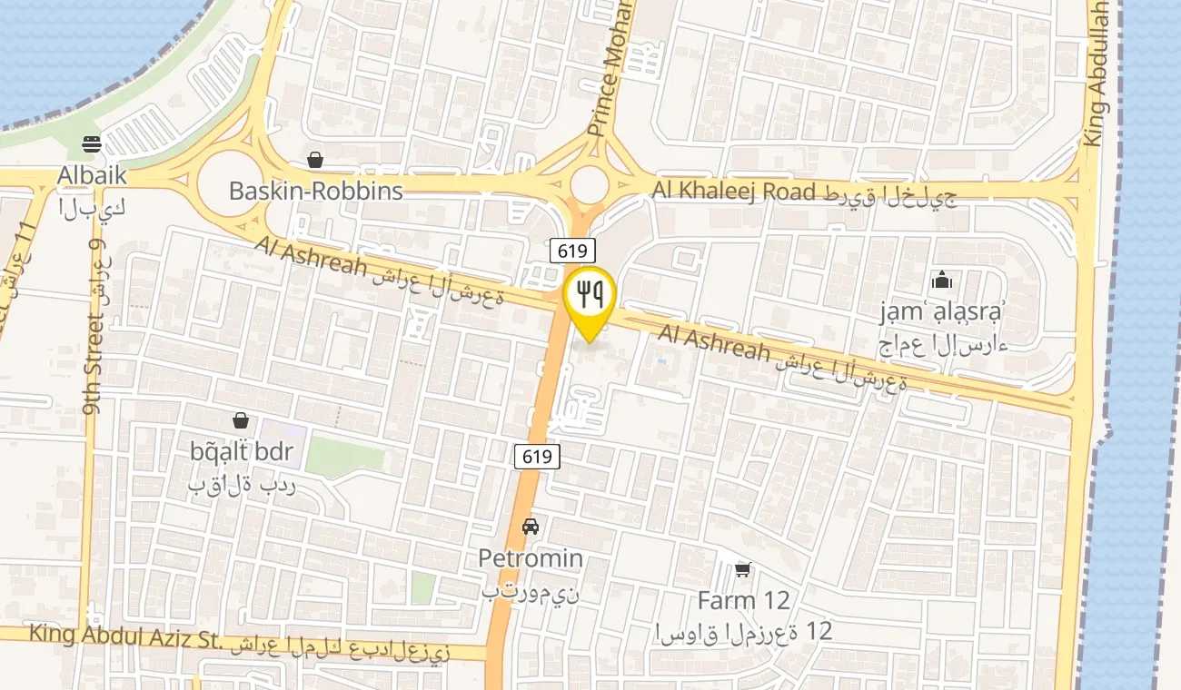 Map — Fayrouz - Sheraton Dammam Hotel & Convention Centre