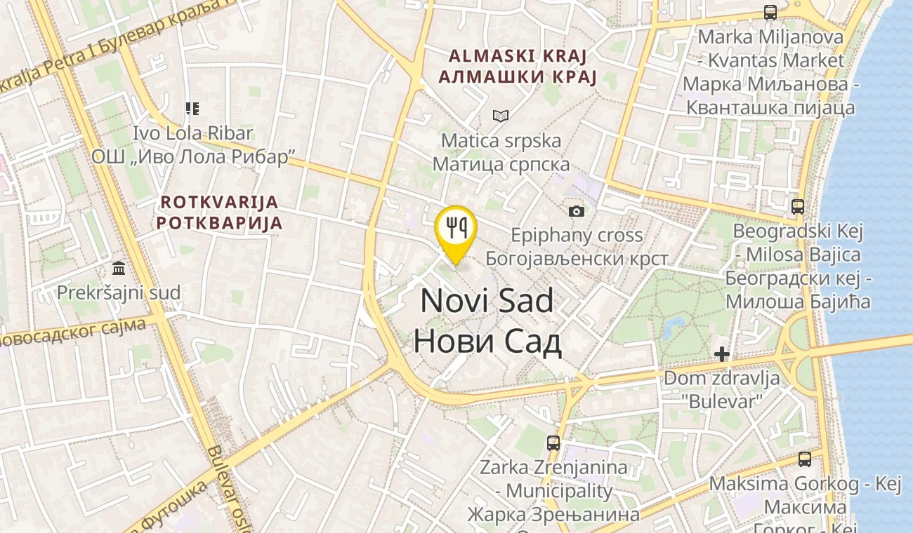 Mapa — TOSTER BAR