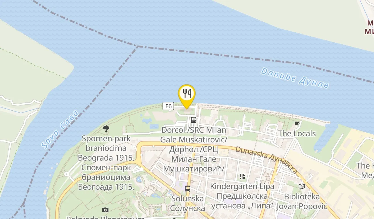 Mapa — RESTORAN PANTA REI