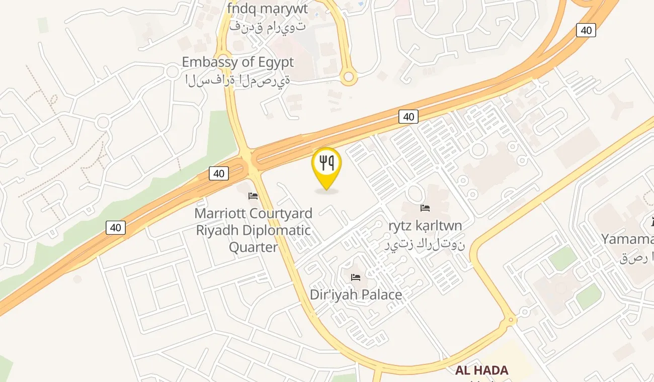 Map — Stella Sky Lounge - The St. Regis Riyadh