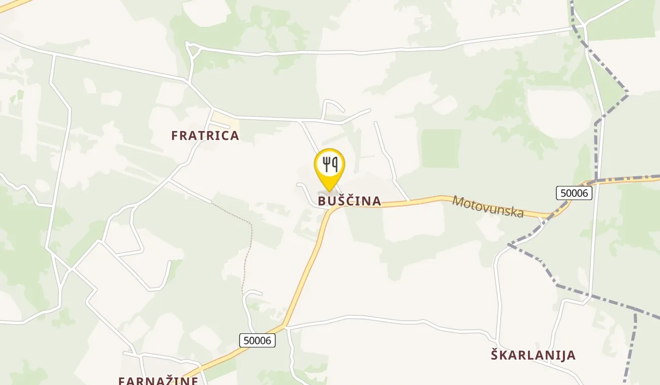 Map — Konoba Buščina