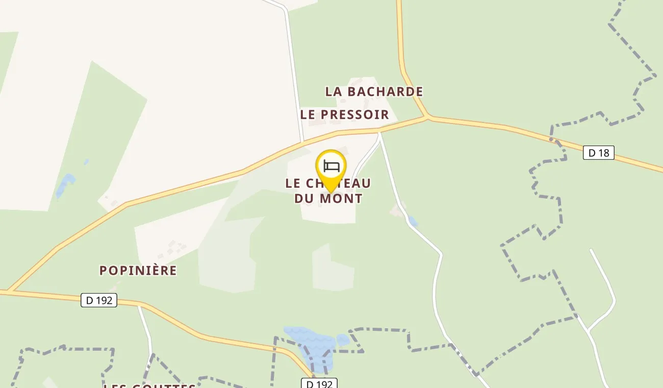 Plan — Château d'Ygrande