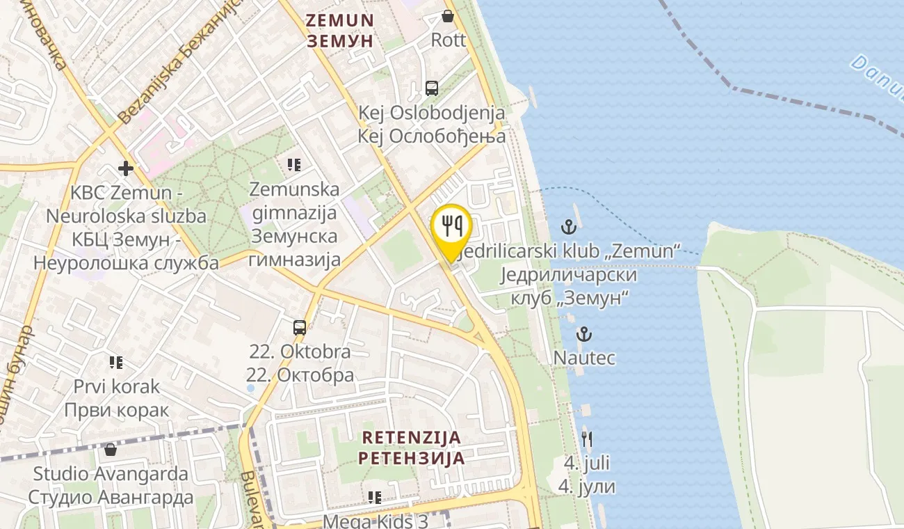 Mapa — THYME – STREET FOOD&BREAKFAST