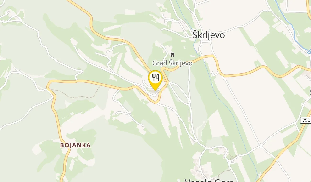 Zemljevid — Gostilna Javornik