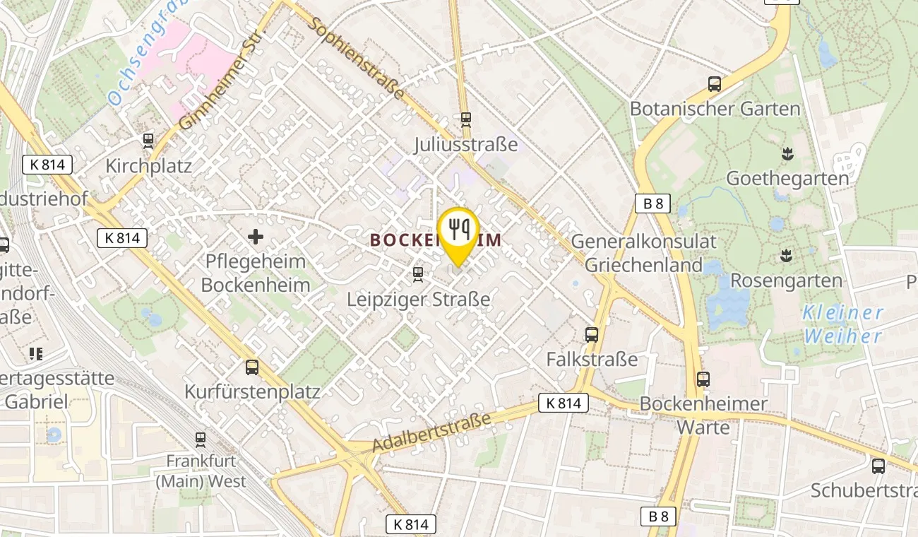 Map — Restaurant Ponte