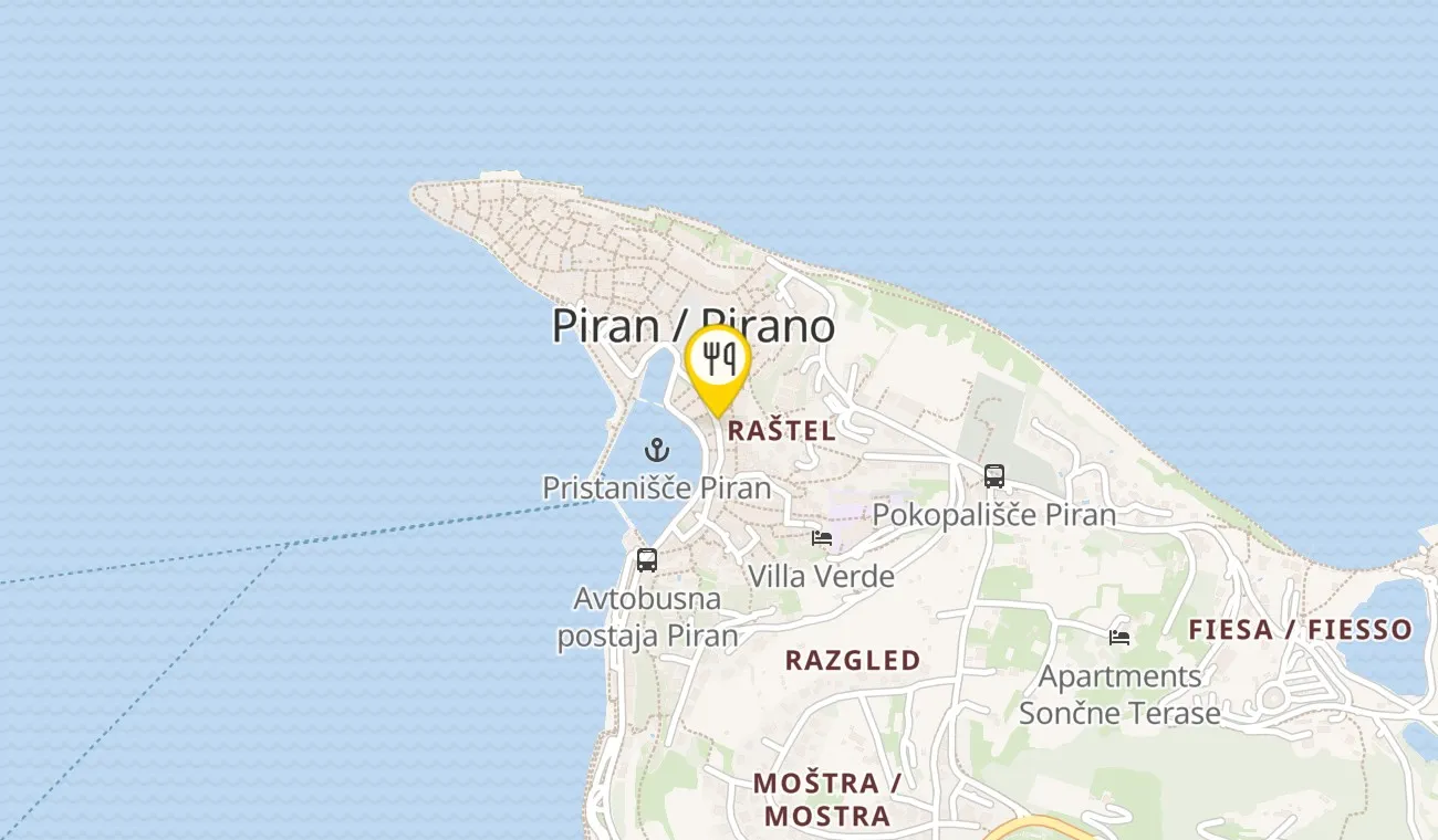 Zemljevid — Gostišče Neptun