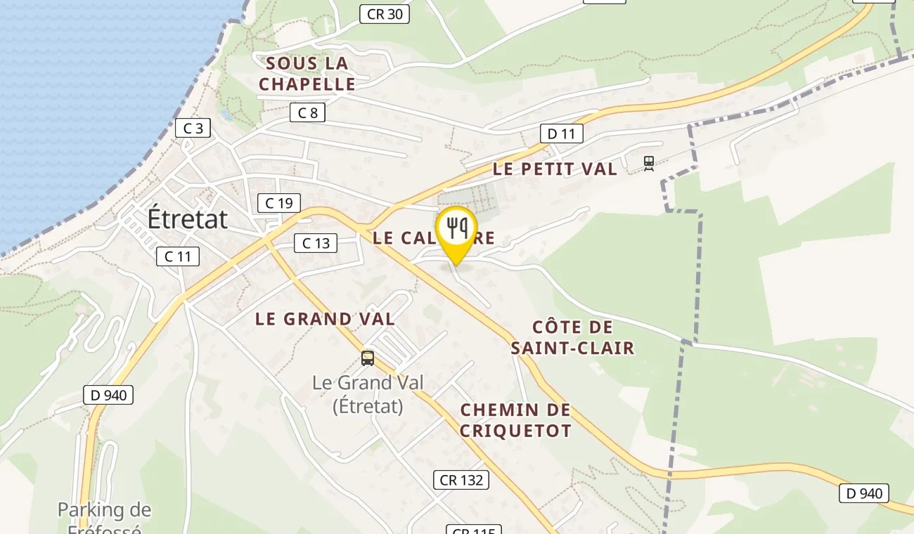 Plan — Le Donjon - Domaine Saint-Clair