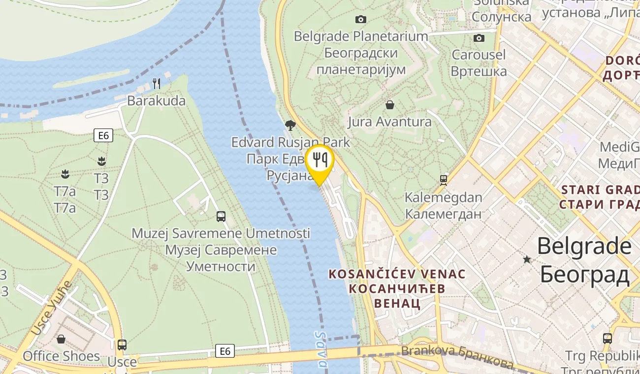 Mapa — RESTORAN COMUNALE