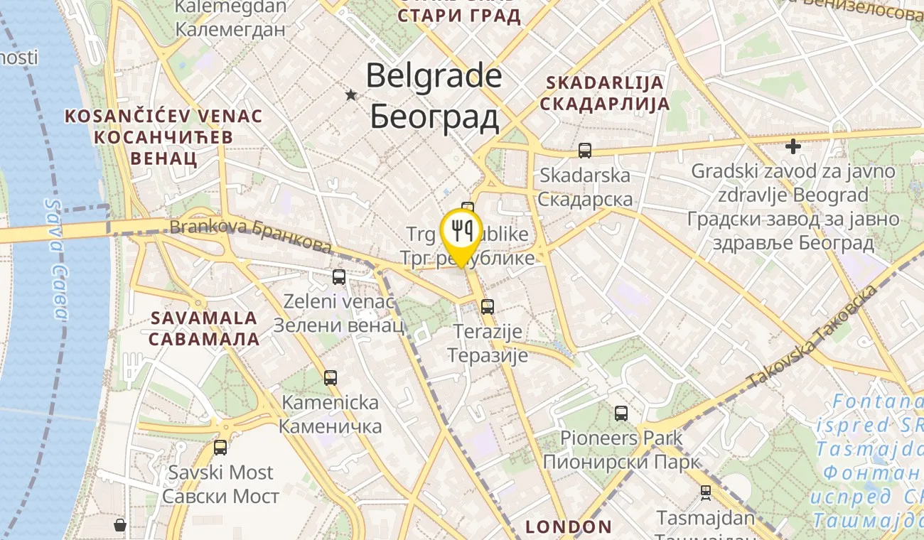 Mapa — CREATIVE CUISINE BY DAMIR SERTIĆ