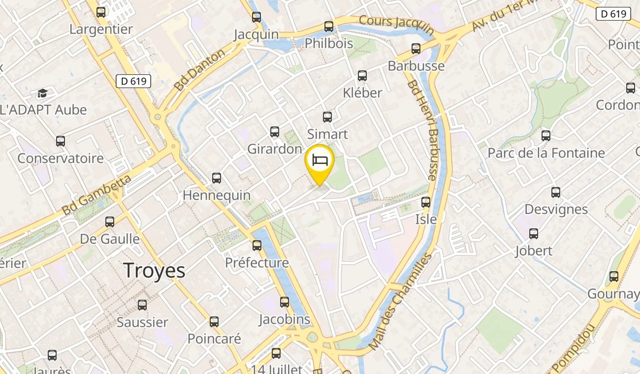Map — Le Champ des Oiseaux