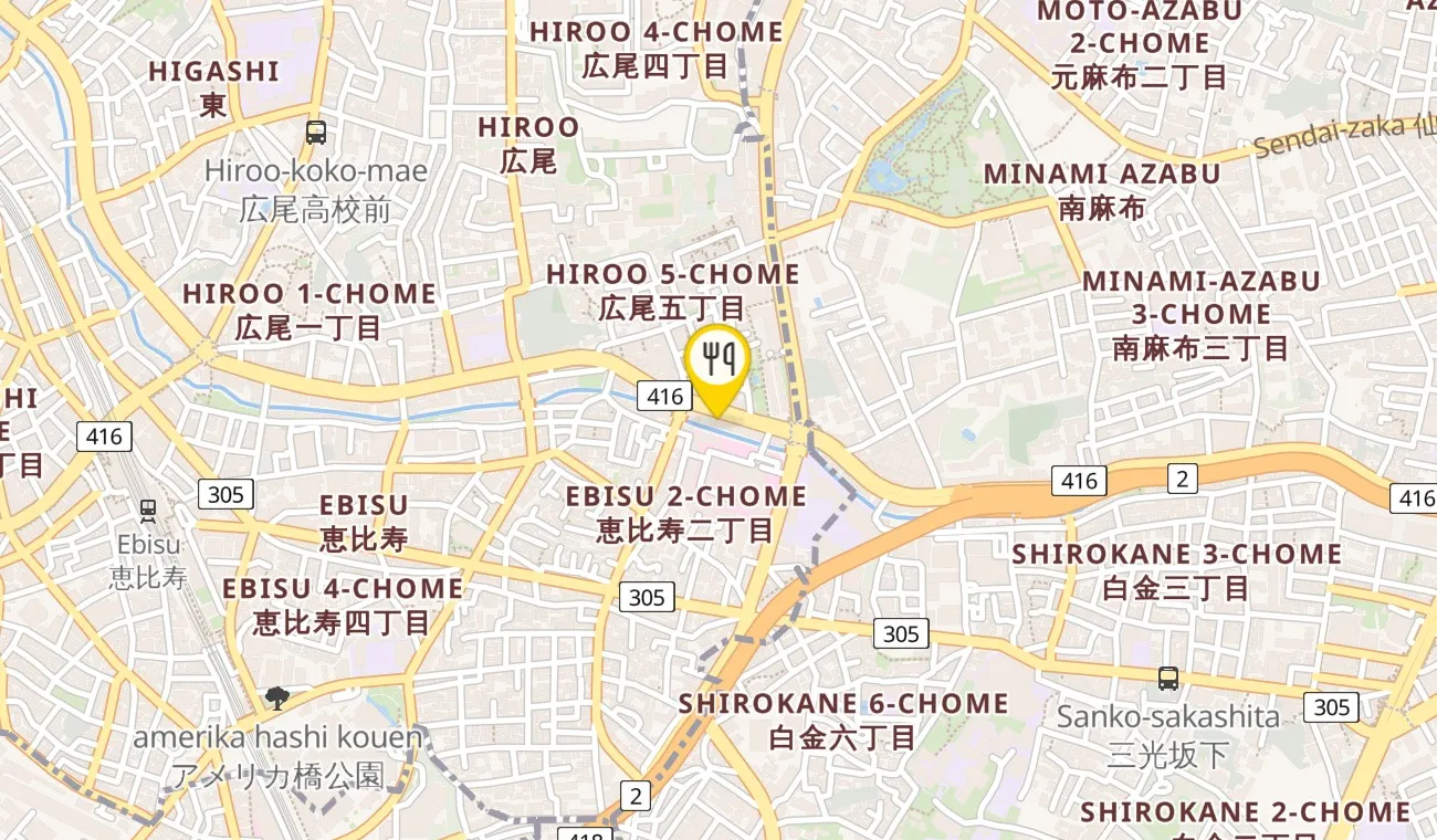 Map — Tempura Uchitsu