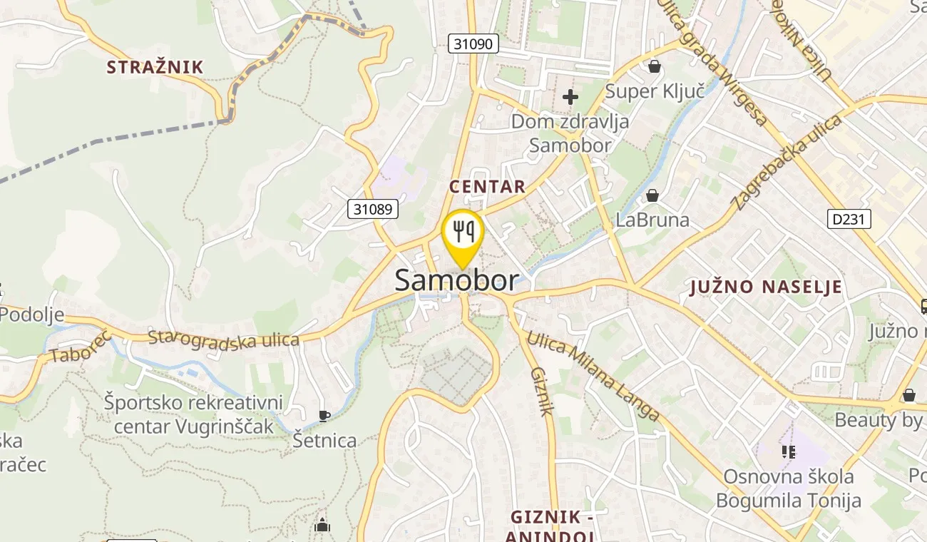 Map — Slastičarnica U prolazu