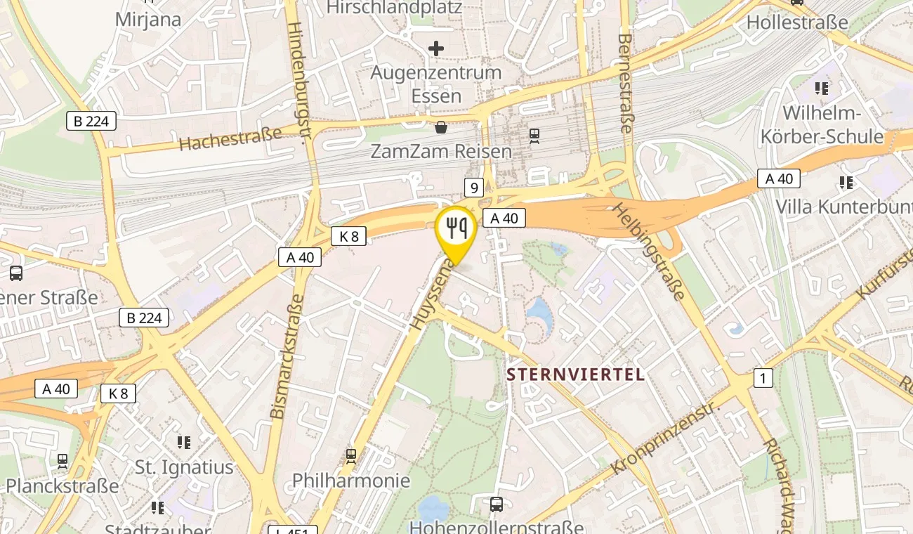 Map — Paul’s Brasserie