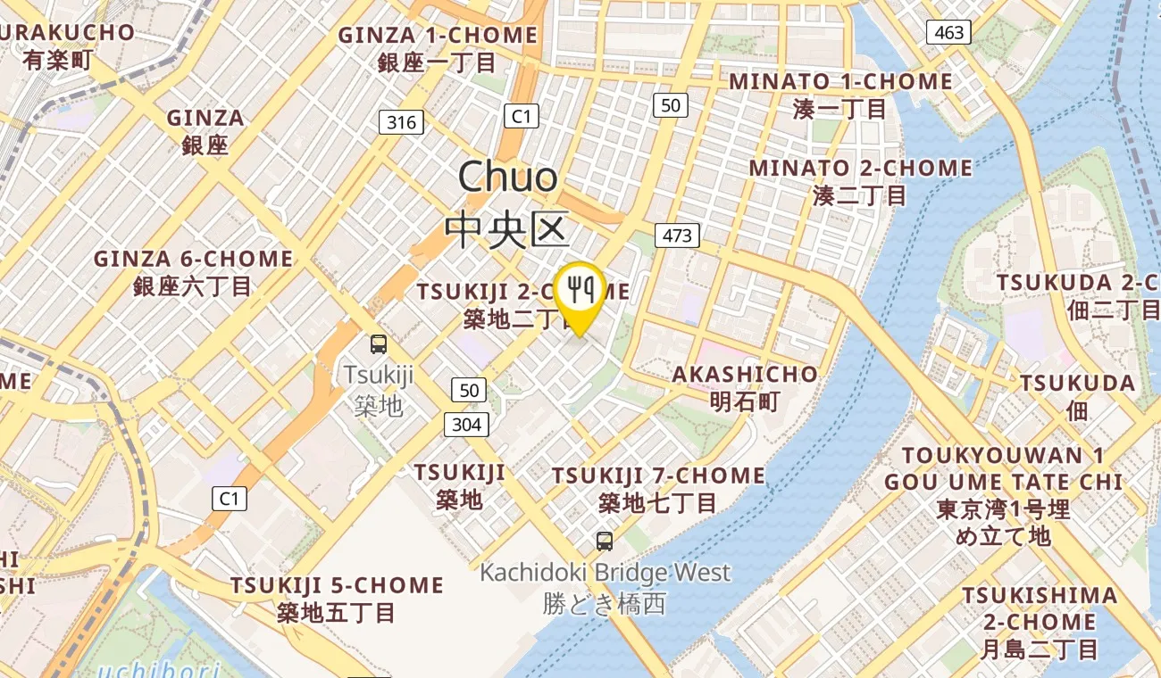 Map — Sushidokoro Yamato