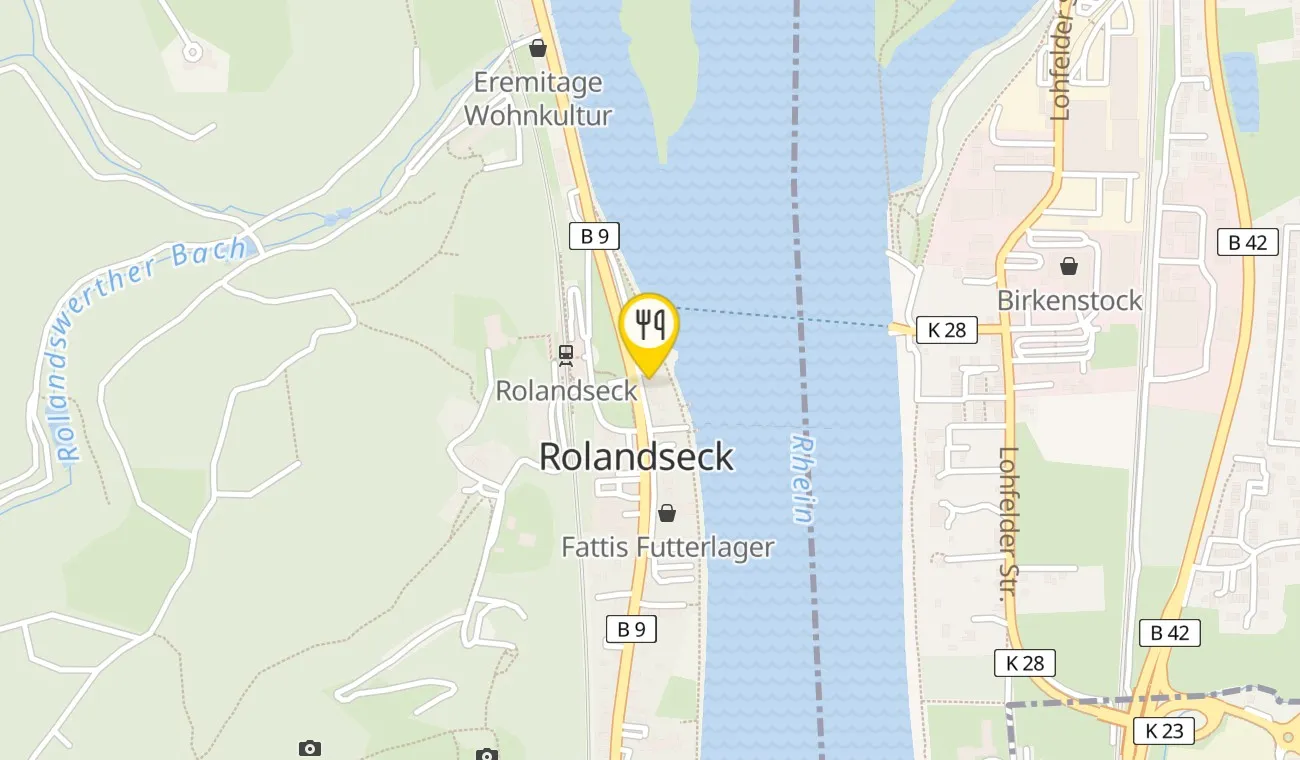 Map — Restaurant Bellevuechen