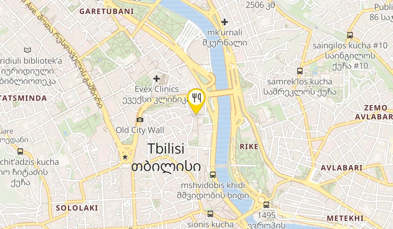 Map — Café Gabriadze