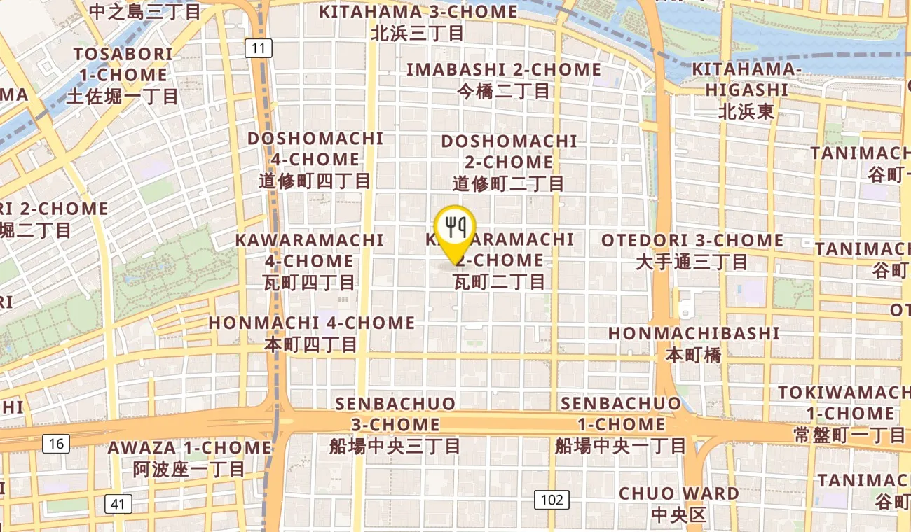 Map — La Cime