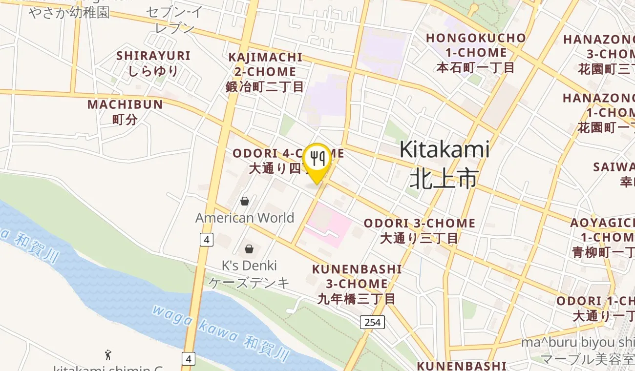 Map — Oryori Terasawa
