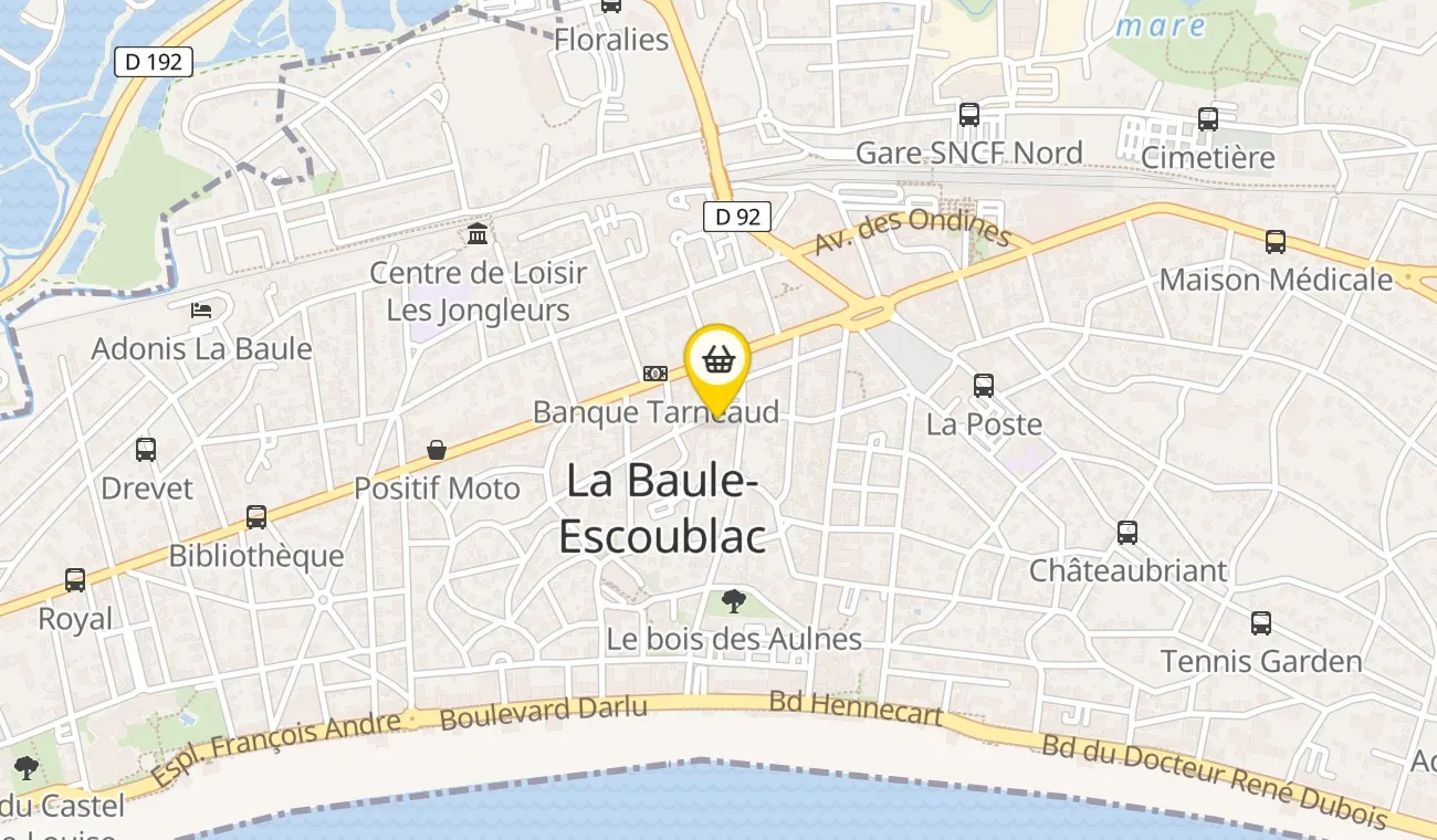 Map — La Baule Traiteur