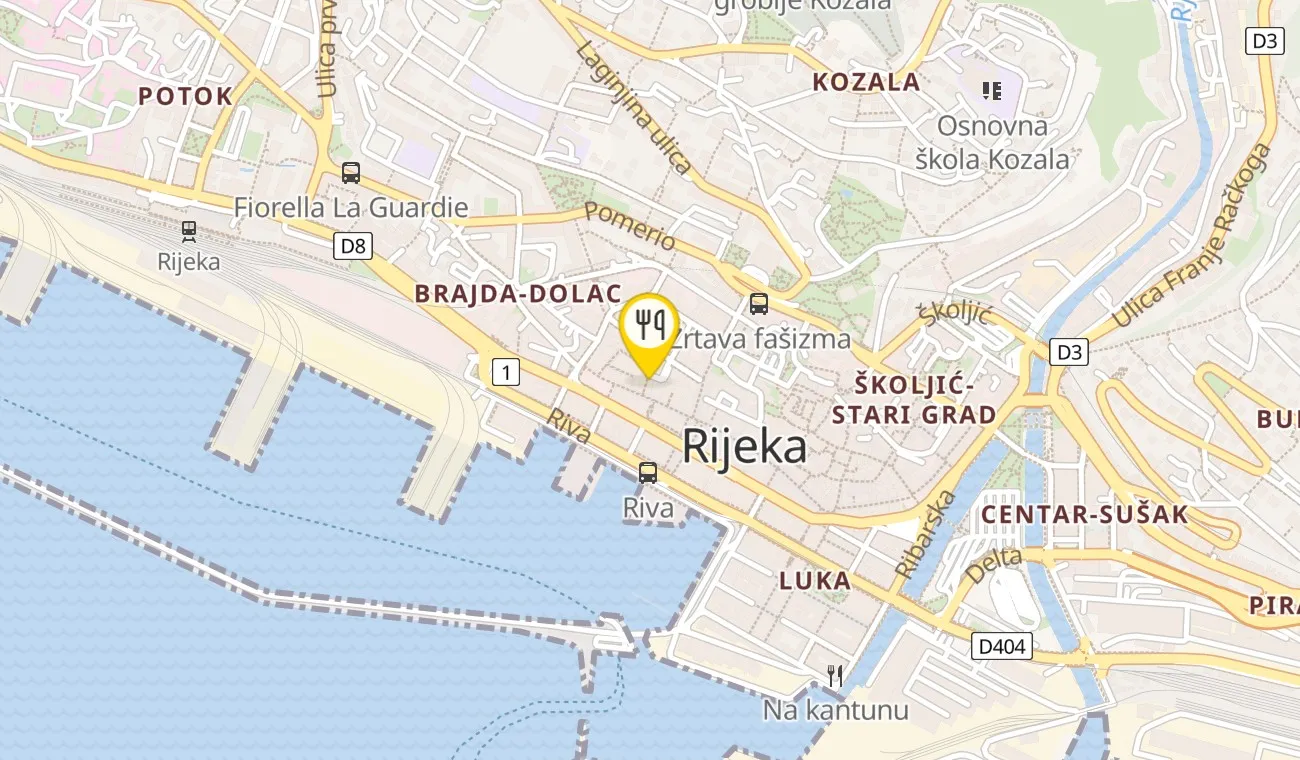 Map — Conca D'oro