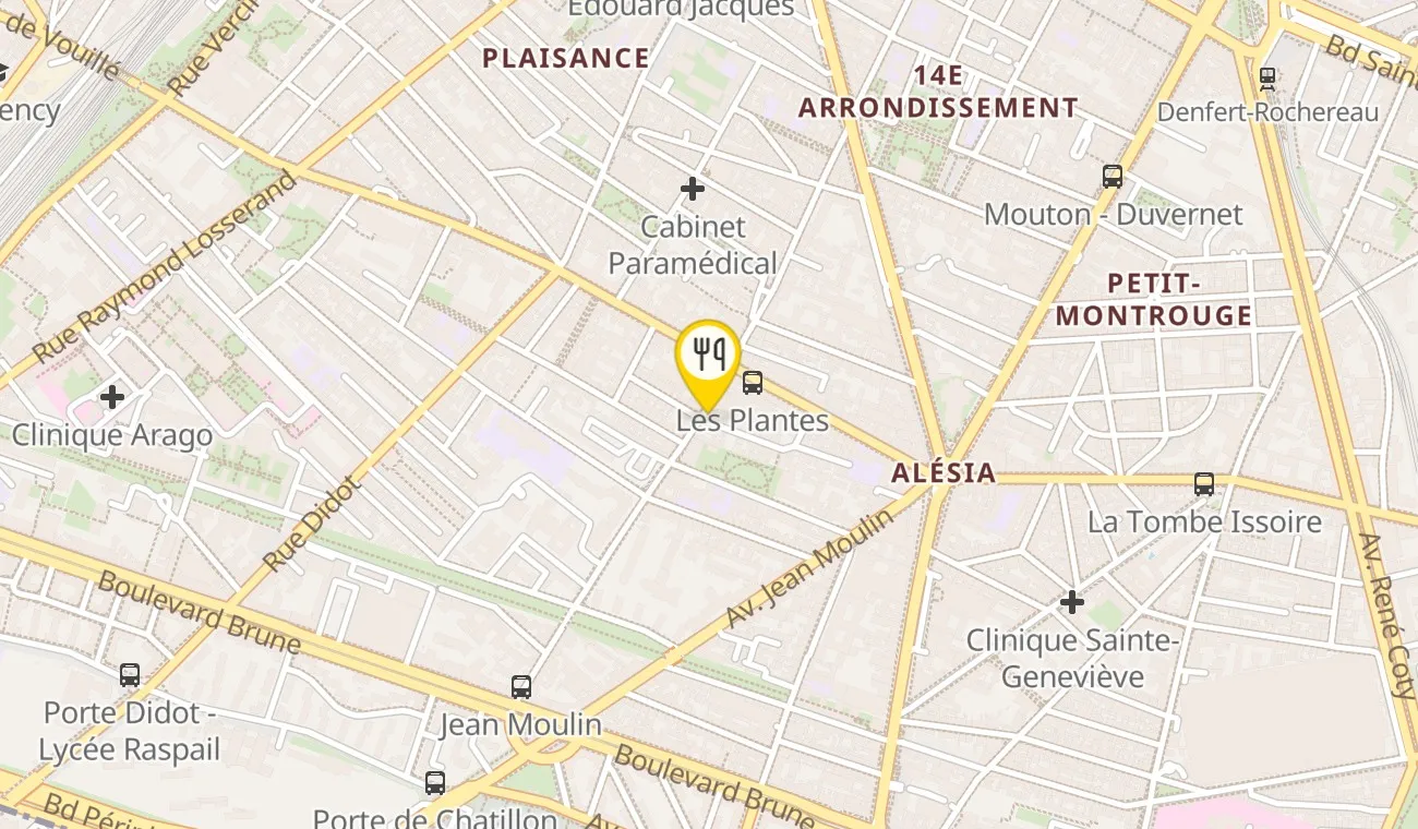 Plan — Chez Raymonde