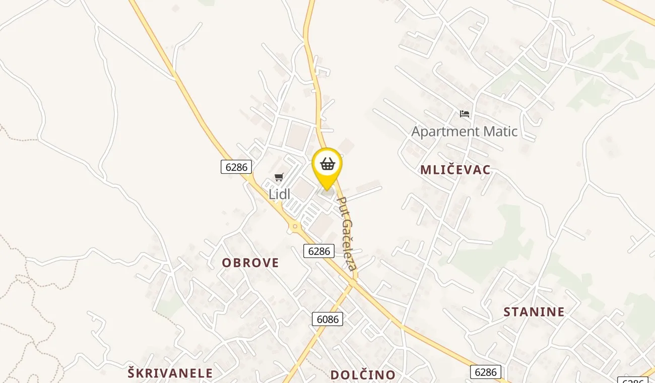 Karta — Vodice d.o.o.