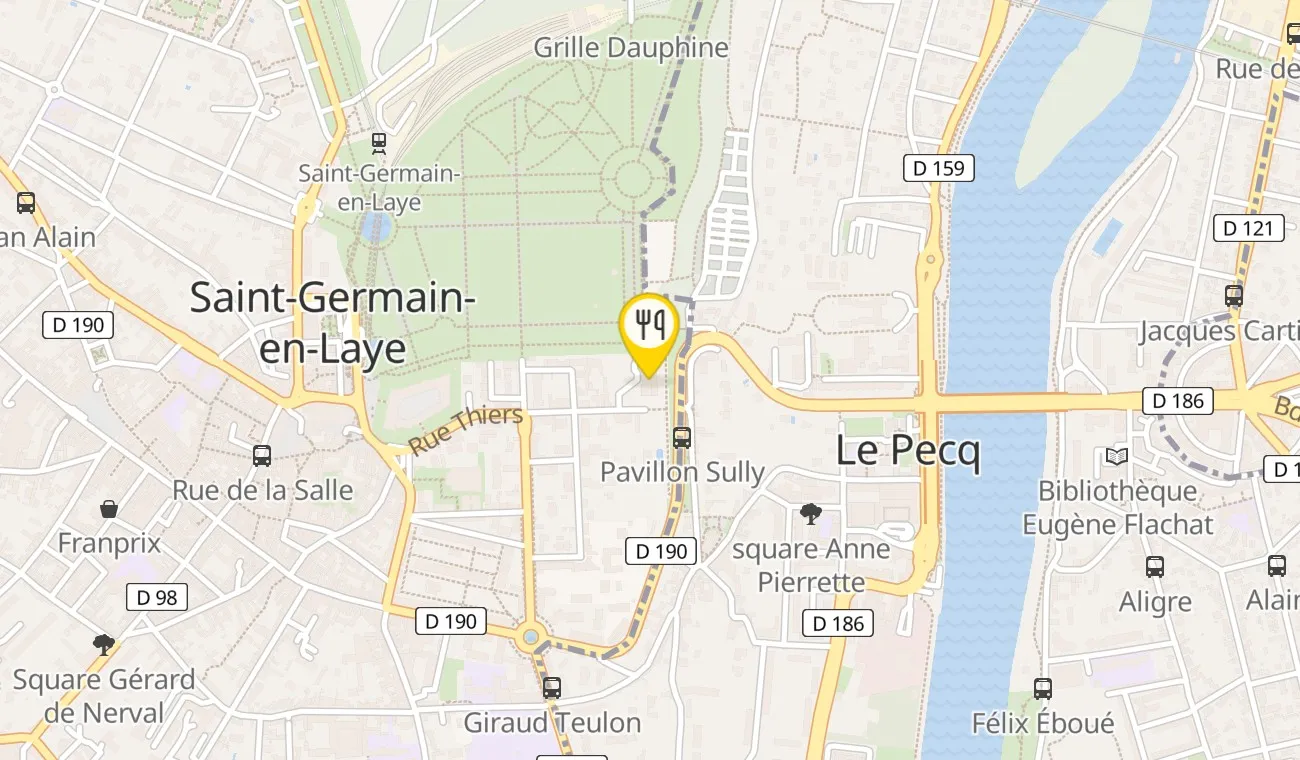 Plan — Pavillon Henri IV