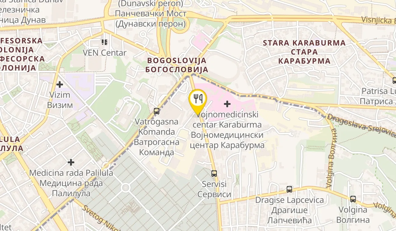 Mapa — RESTORAN BABAROGA