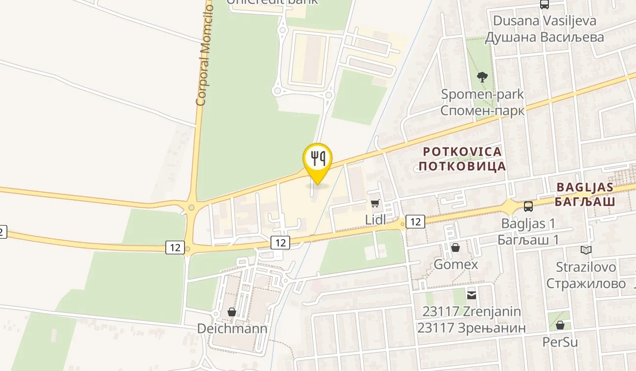 Map — RESTORAN KOVAČ