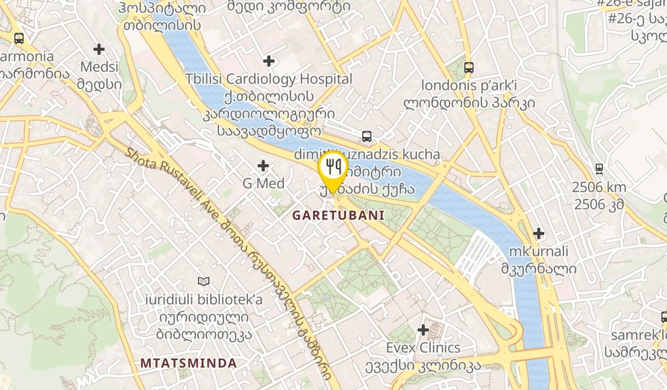 Map — Tiffany Bar & Terrace