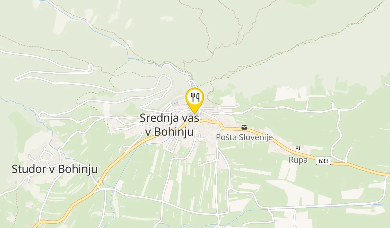 Zemljevid — Gostilna pri Hrvatu