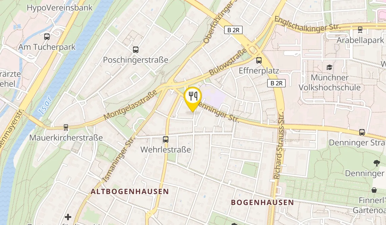 Map — Restaurant Huber