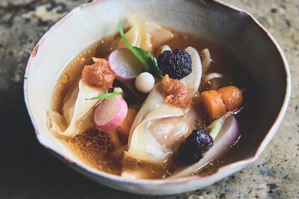Petits raviolis de foie gras © Louis Laurent Grandadam